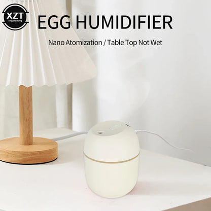 220ML Mini Aroma Oil Diffuser - USB Essential Oil Atomizer, Electric Air Humidifier with LED Night Lamp for Home, Car, Office