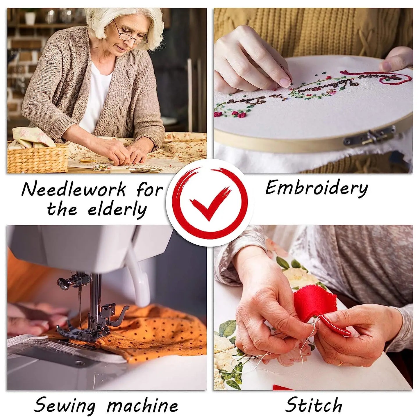 5/10Pcs Automatic Needle Threader – Easy Needlework Accessory for Elderly, DIY Hand & Machine Sewing Tools