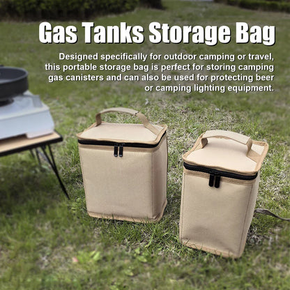 Portable Camping Gas Tank Storage Bag – Protective, Anti-Collision Fuel Cylinder Carrying Case for Outdoor Cooking
