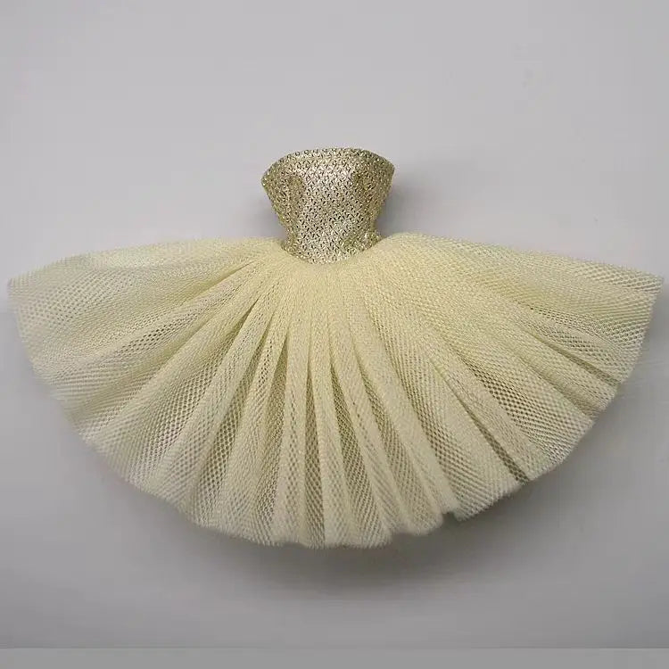 Chest Wrap Wedding Dress Skirt – Blythe, Licca, Azone OB22/OB24 Doll Dress-Up Accessories