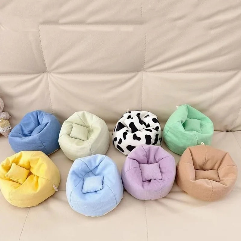 Labubu Mini Sofa for BJD Dolls – Plush Seat Decoration V2, Universal Kids’ Toy & Birthday Gift