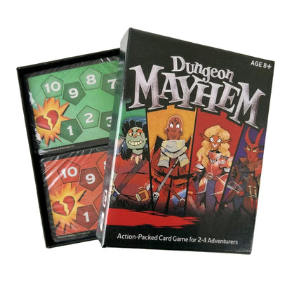 Dungeon Mayhem Card Game - Family Fun Board Game Deck for Party Play & Strategy Entertainment