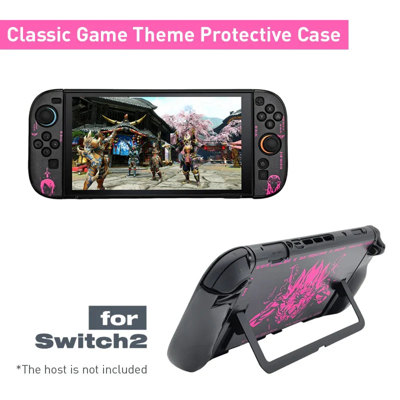 Hard Shell Protective Case for NS Switch 2 — Dockable Thin Cover Skin Game Console Accessory