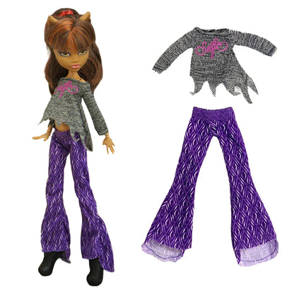 11-Inch Doll Clothes for 1/6 Dolls – Casual Dress & Fashion Outfits for 27 CM Girls' Dolls, DIY Toy Clothing