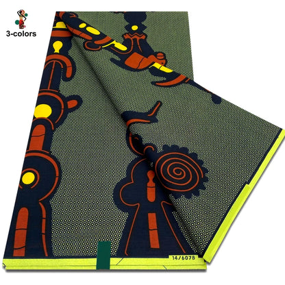 2026 African Ankara Wax Print Fabric - 100% Cotton Soft Dutch Hollandais Pagne for Dresses
