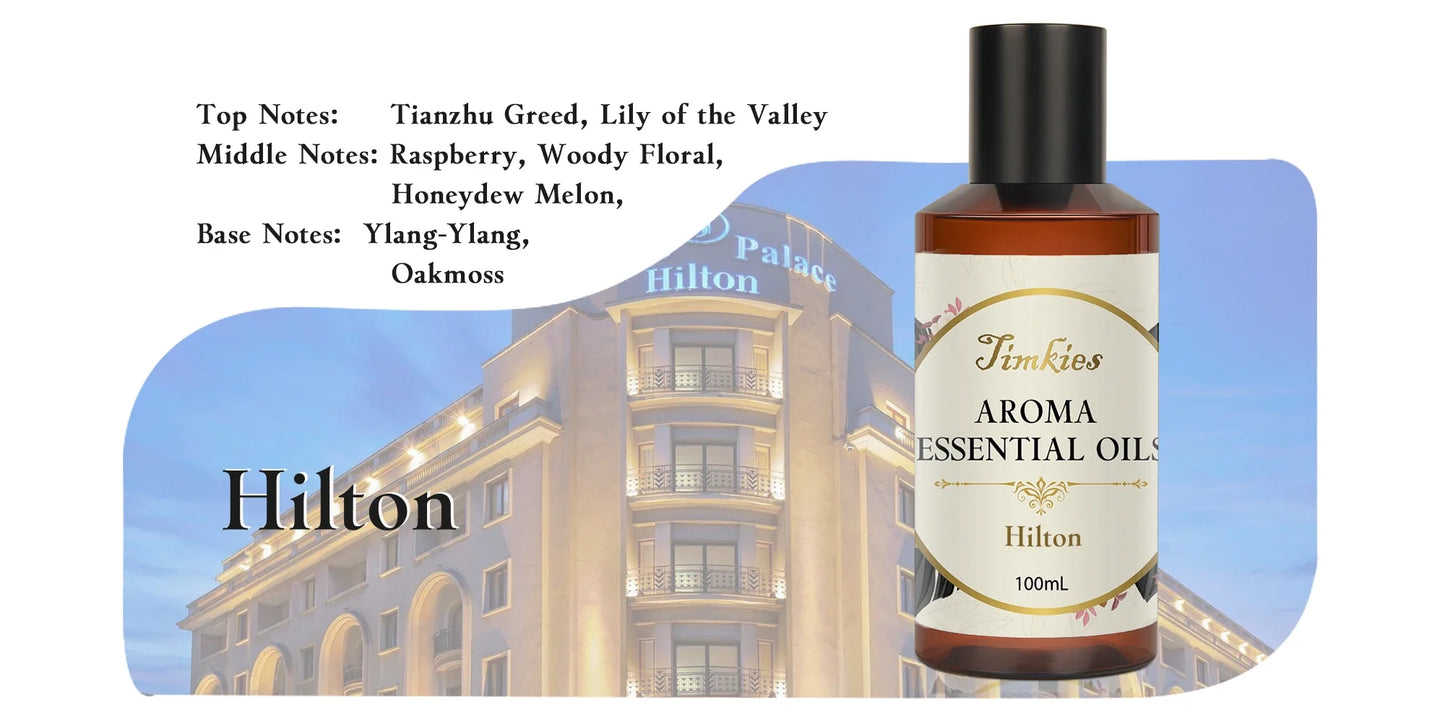 100ML Hotel Room Fragrance Diffuser – Air Freshener for Home, Car, and Office – Ritz Carlton & Hilton Scent, Humidifier & Essential Oil Refill   2/2