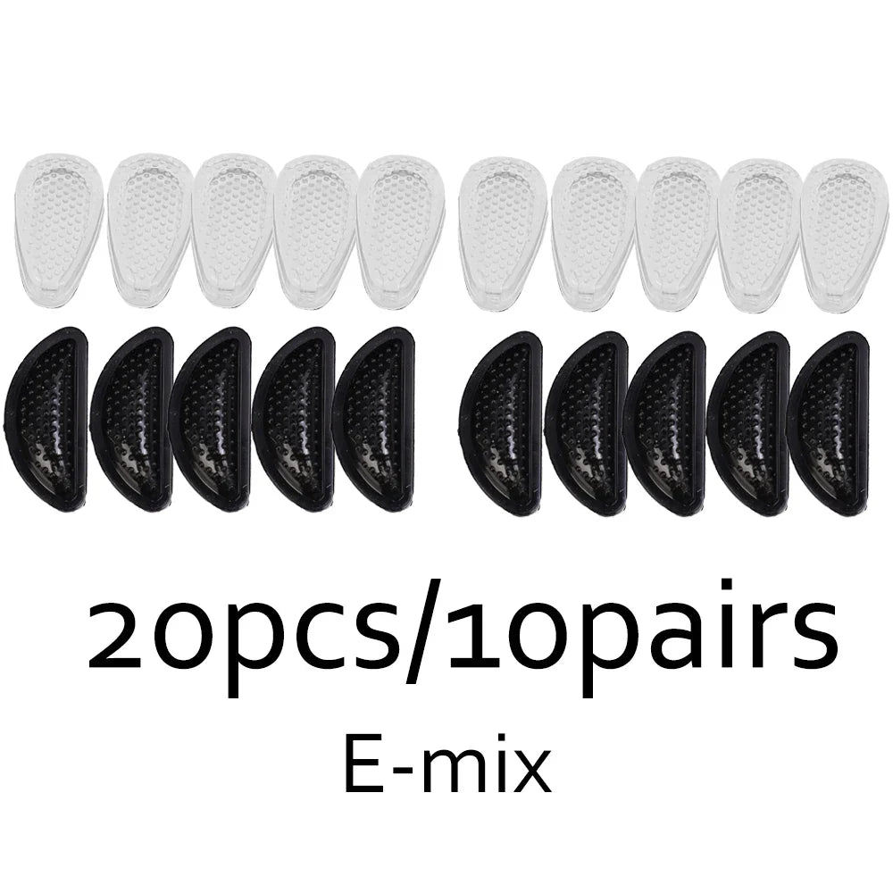 Anti-Slip Silicone Nose Pads for Glasses – Transparent Soft Self-Adhesive Eyewear Cushions