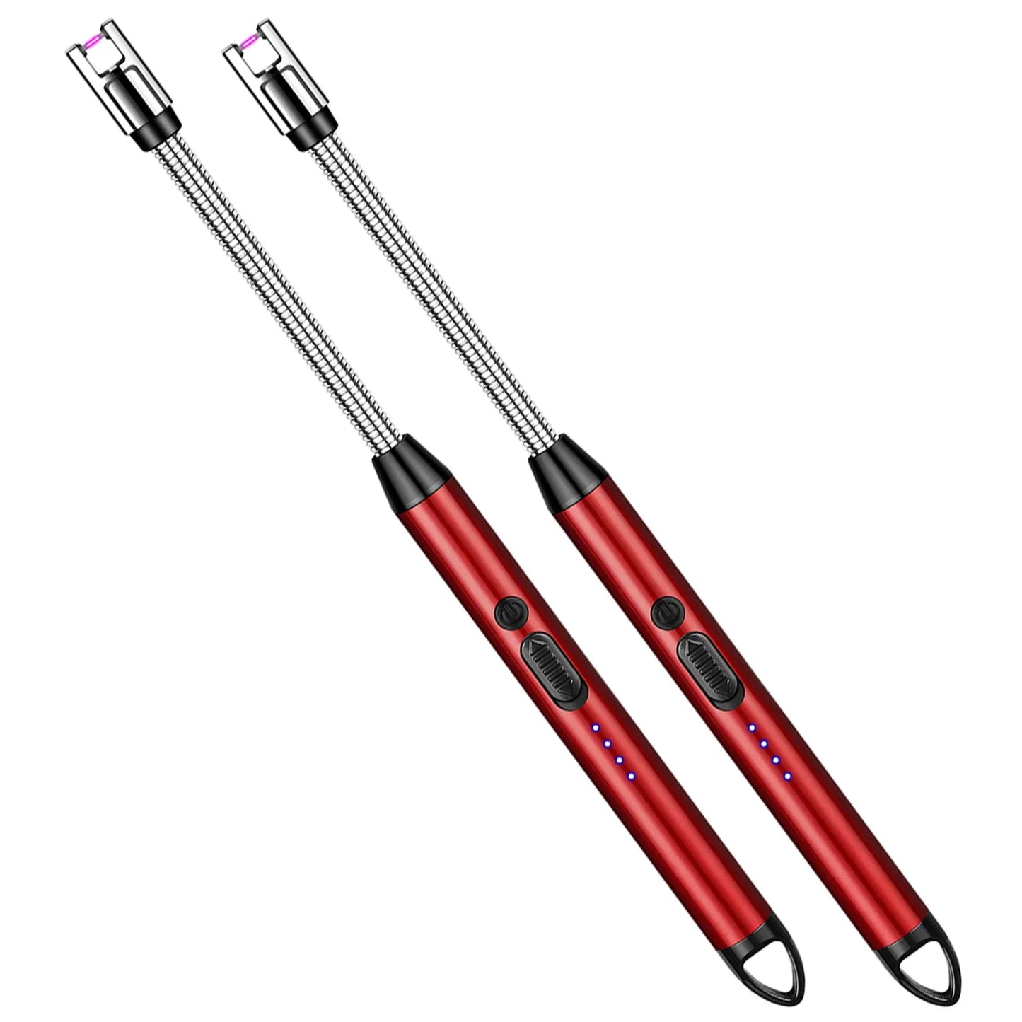 360° Type-C Rechargeable Windproof Plasma Lighter – Curved Flameless USB Arc Ignition Tool for BBQ, Kitchen, Candle & Gas Stove Use