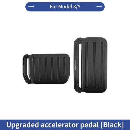 TESY Anti-Slip Pedal Covers for Tesla Model 3 Highland & Model Y Juniper – Accelerator, Brake & Foot Rest Protection Set