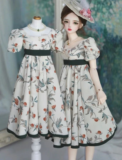 BJD Doll Girl Retro Palace Style Dress & Skirt – 1/6 1/4 1/3 Size Outfit Promotion