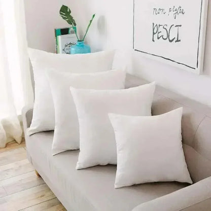 Home Cushion Insert – Soft Cotton-Padded Pillow Core for Sofa & Car, Available in 14/16/18/20/22/24 Inch