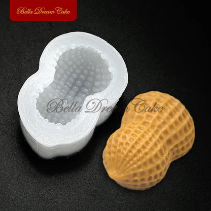 Peanut Design Silicone Mousse Mold – Pudding, Fondant, Chocolate & DIY Cake Decorating Bakeware Tool