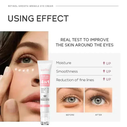 Instant Eye Bag Removal Cream – Collagen, Anti-Wrinkle, Dark Circle & Puffiness Treatment for Firming and Brightening