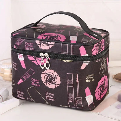 Portable Transparent Waterproof Travel Makeup Bag – Large Capacity Cosmetic Organizer for Women