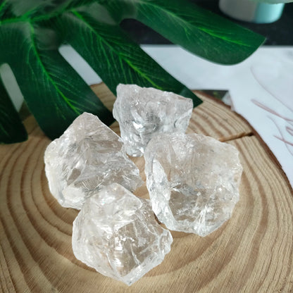 2.5–3.5cm Natural Clear Quartz Raw Crystal Stones – Healing Rough Quartz for Reiki, Meditation & Spiritual Energy Therapy
