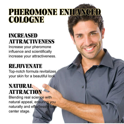 Pheromone Cologne for Men, Light Fresh Fragrance to Attract Women, Business Gentlemen’s Sexy Eau De Toilette