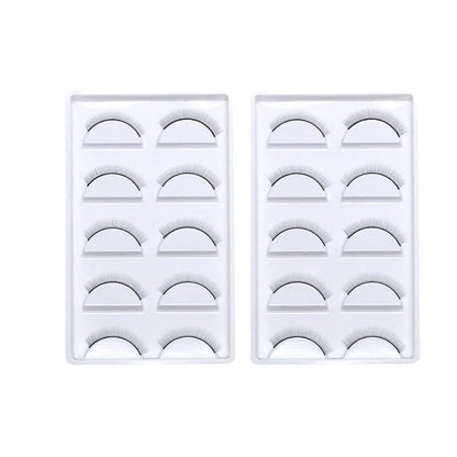 5/10/25 Pairs Training Eyelashes – Natural False Lashes for Beginner Eyelash Extension Practice