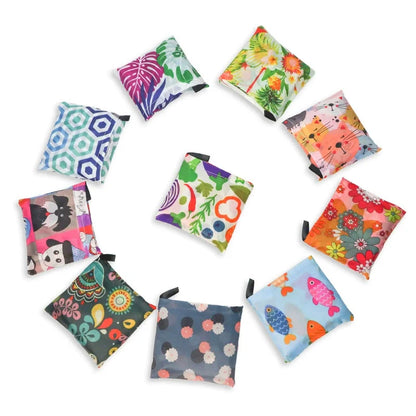 Large Capacity Leopard Print Handbag – Women’s Daily Folding Shopping Tote