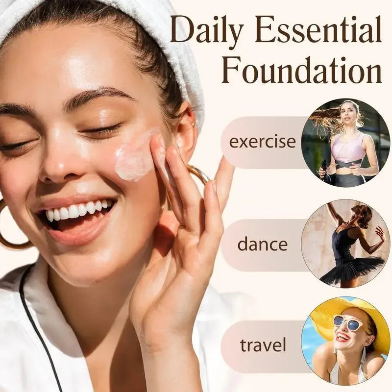 Color Changing Liquid Foundation – Concealer, Face Primer, Long-Lasting Moisturizing BB Cream Base Makeup for Women