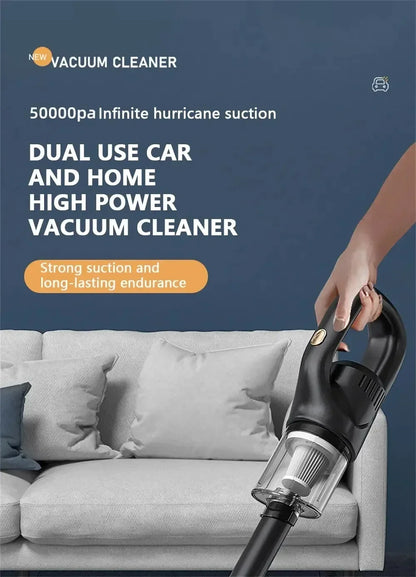 Cordless Handheld Vacuum Cleaner – Rechargeable Wet & Dry Mini Vacuum for Home, Car & Pet Cleaning