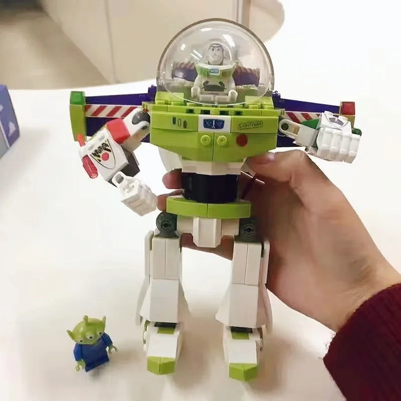 Buzz Lightyear Mecha Action Figure - Pixar Toy Story Desktop Collectible Gift