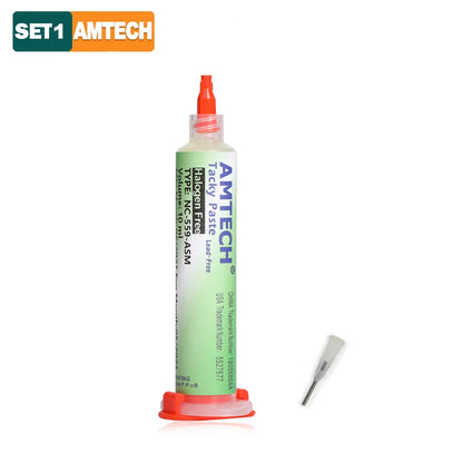 Amtech NC-559 Flux – 10ml Soldering Flux Syringe for Electronics, BGA, SMD & PCB Repair Tools