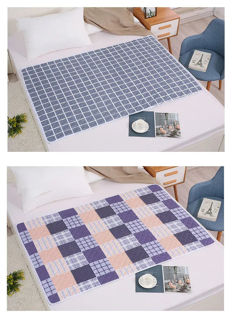 Waterproof Baby Mattress Protector – Washable Urine Mat with Cute Cartoon Design | Breathable Diaper Bedding Pad for Toddlers