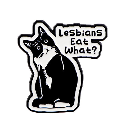 Cute Black Cat Enamel Pin – Animal Brooch Lapel Pin for Backpack, Clothing, Witch Jewelry & Halloween Gifts