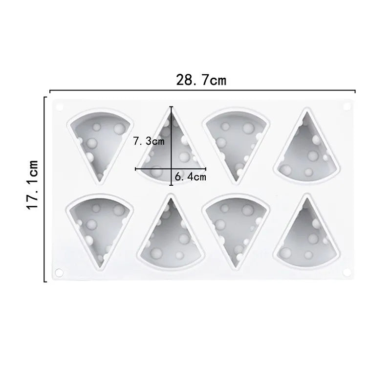 3D Fruit Shape Silicone Cake Mold — French Dessert Baking Tools for Brownies, Mousse & Pastry Decoration