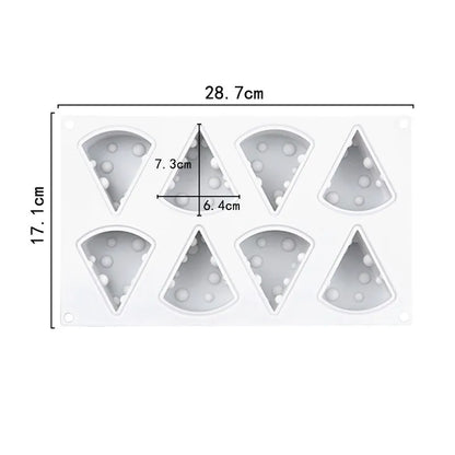 3D Fruit Shape Silicone Cake Mold — French Dessert Baking Tools for Brownies, Mousse & Pastry Decoration