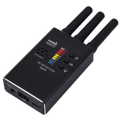 G638 Anti-Spy Wireless RF Signal Detector — GSM, GPS Tracker & Hidden Camera Finder, Professional Military Version