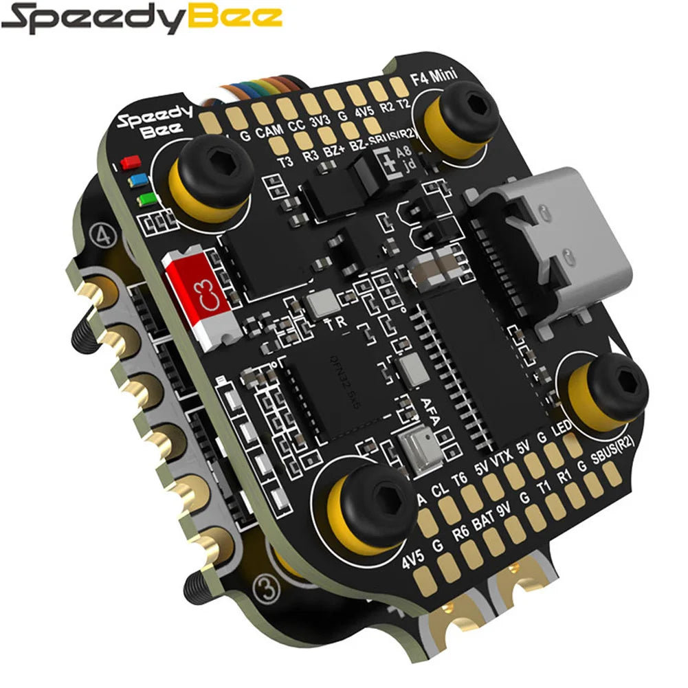 SpeedyBee F405 Mini Flight Controller + BLS 35A Mini V2 4-in-1 ESC — 20x20 for FPV Racing Drone