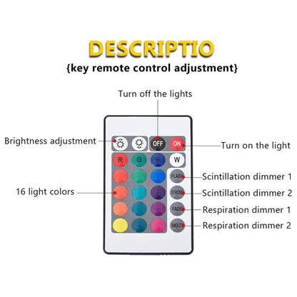 Ocean Wave Projector Light – 16 Colors Aurora Glow Lamp, Underwater Projector for Home, Office, Bar, Restaurant Night Light