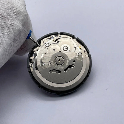 Original Japan NH35 Automatic Movement – NH35A 24 Jewels, Black Datewheel with White Text, Top-Rated TMI Mechanical Replacement Part
