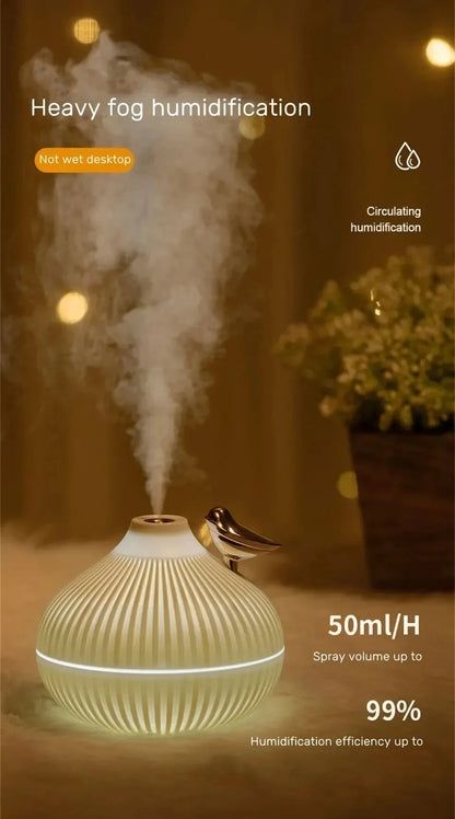 Creative Onion-Shaped Humidifier – Quiet Sleep Night Light, USB Air Humidifier for Desktop, Office & Air-Conditioning Rooms