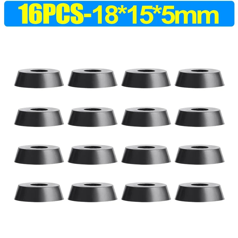 8/80pcs Rubber Furniture Pads - Non-Slip Floor Protectors & Chair Leg Bumper Gaskets for Tables and Cutting Boards