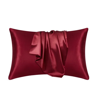 100% Natural Mulberry Silk Pillowcase - Real Silk Hair & Skin Care Bedding Cover with Custom Size Options