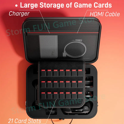 All-in-One 2025 Switch 2 Large Storage Case – Waterproof EVA Hard Carrying Bag for Mario Accessories