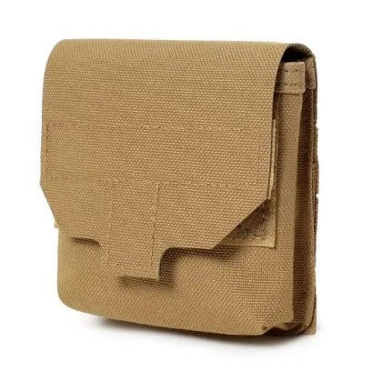 Tactical Mini MOLLE Utility Pouch - IFAK Medical EDC Gear Bag with Flashlight & Earplug Holder