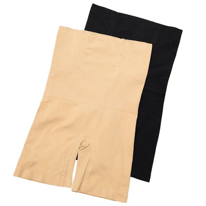 Plus Size Women's High Waist Body Shaper: Abdomen Shapewear Tummy Control Seamless Belly Panties