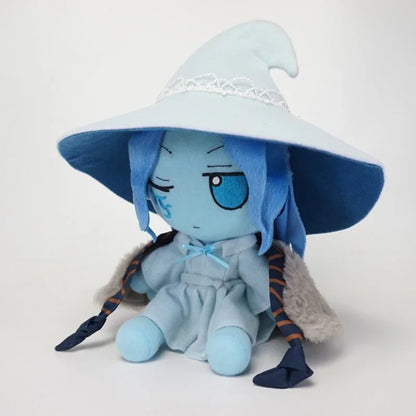 Fumo Ranni Plush Doll – Smoke the Snow Witch Soft Stuffed Toy with Removable Hat & Cloak, Gift for Kids & Fans
