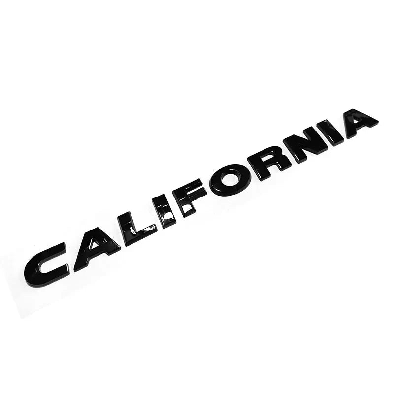 2020 California XXL Rear Lettering & 2019 California Ocean Trunk Emblem — Car Badge Replacement