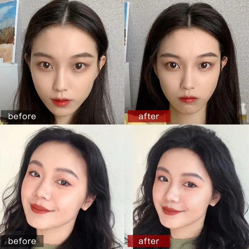 2Pcs Fluffy Bangs Hair Root Clips - Lazy Hair Top Styling Curling Barrel, Portable Korean Hair Rollers