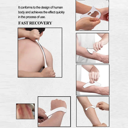 7-in-1 Stainless Steel Muscle Scraper Set – Gua Sha Deep Tissue Massage & Soft Tissue Mobilization Tools