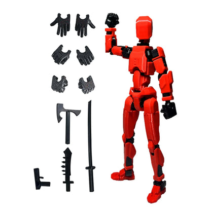 13-Joint Articulated Figure – Movable DIY 3D Printed Action Doll for Stop Motion & Animation