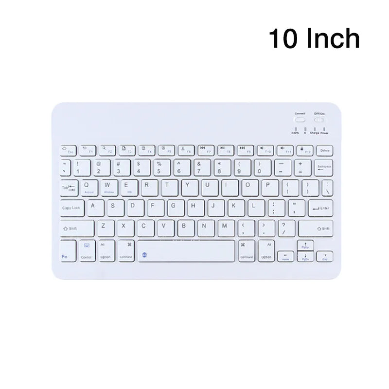 Bluetooth Keyboard for iPad & Tablets – Compatible with iPad 7–10th Gen, iPad Pro/Air/Mini, Samsung & Xiaomi
