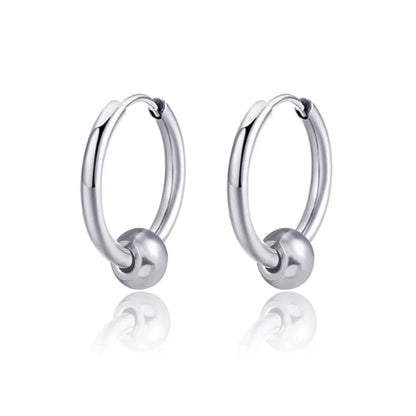 Long Hanging Cross & Leaf Hoop Earrings – Vintage Stainless Steel Hip Hop Unisex Jewelry Accessories