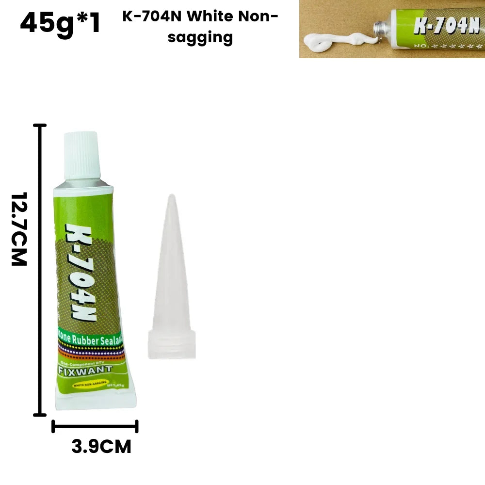 K-703/704/705/706 RTV Silicone Adhesive - 45g Industrial Rubber Sealant for Electronics & Components