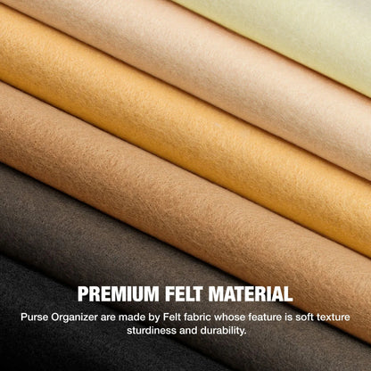 Felt Insert Bag for Longchamp Handbags — Portable Purse Organizer & Makeup Bag Liner for Travel