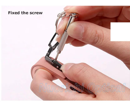 Multifunction Eyewear Frame Bending Tool | Glasses Adjusting Pliers for Rim, Temple, Bridge & Nose Pad Repair CRV
